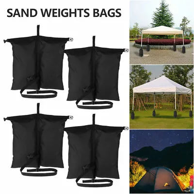 $44.09 • Buy 4PCS Garden Gazebo Foot Leg Feet Weights Sand Bag For Marquee Party Tent Set^