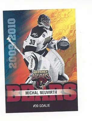 2009-10 Hershey Bears (AHL) Michal Neuvirth (goalie) • $2.50