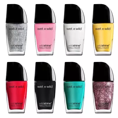 WET N WILD Nail Polish WILD SHINE Nail Colour CHOOSE YOUR SHADE - Free Shipping • $9.95