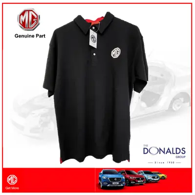 Genuine MG Merchandise Black Polo Shirt Medium LAST ONE! • £12.95