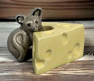 Vintage Ceramic Arts Studio Mouse & Cheese Salt & Pepper Shakers MISMATCHED • $11.99