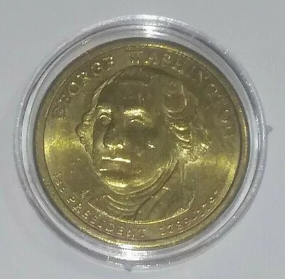 $2.89 • Buy 2007 George Washington Presidential Dollar Coin - $1 Coin USD + COIN CAPSULE!