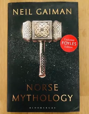 *SIGNED* NORSE MYTHOLOGY By NEIL GAIMAN - H/B D/W - 2017 - £3.25 UK POST • £39.99