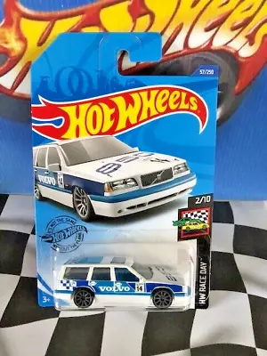 Hot Wheels 2020 HW Race Day 2/10 Volvo 850 Estate 57/250 White 10sp • $4.74