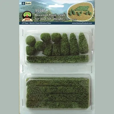 Jtt Scenery 95585 Boxwood Plants O Scale 15/pk 1/2  To 1 1/2  Tall  Jtt95585 • $8.75