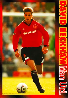 DAVID BECKHAM 1995 LCD PUBLISHING SOCCER CARD RC ENGLAND Photo Magnet @ 3 X5  • $8.99