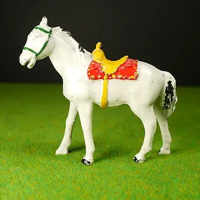 White Benbros Horse - Fantastic Condition Vintage Cowboy & Indians Lead Figure • £9.99