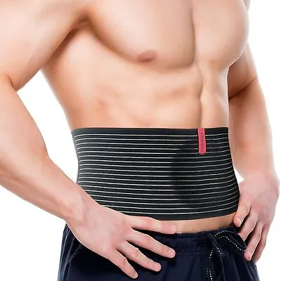 Umbilical Hernia Support And Compressing Belt For Men & WomenBlack Waist Belt • £12.08