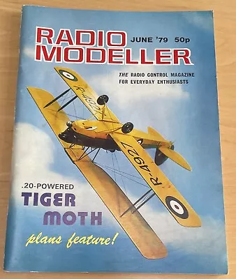 Vintage Radio Modeller Magazine June 1979 - Featuring Tiger Moth • £4.49