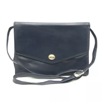 Monet Leather Crossbody Purse Hand Bag Magnetic Snap Closure Zip Pockets Black • $18.99