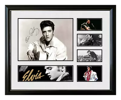 Elvis Presley The King Signed Photo Poster Limited Edition Framed Memorabilia • $129.99