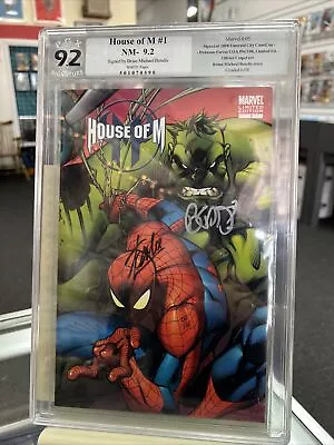 Signed Stan Lee - Bendis  - House Of M #1 Limited Edition CGC 9.2  Marvel KEY • $152.50