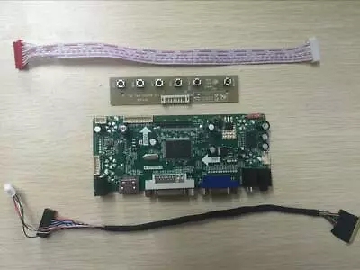 $22.88 • Buy Kit For PQ3QI-01 HDMI + DVI + VGA LCD LED LVDS Controller Board Driver