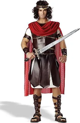 Hercules Gladiator Roman Soldier Spartan Fancy Dress Up Halloween Adult Costume • $55.95