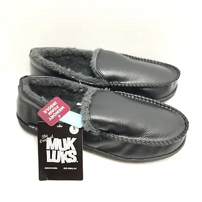 Mukluks Moccasin Slippers Small Size 8-9 Black • $24