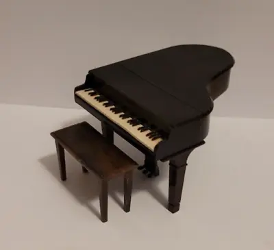 RENWAL Vintage 1950s L 74 Grand PIANO And BENCH Plastic DOLLHOUSE FURNITURE • $14.99