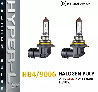 2x9006(HB4)Halogen 12V 51W Super Bright Upgrade Headlight Bulb-150% More Bright • $10.50