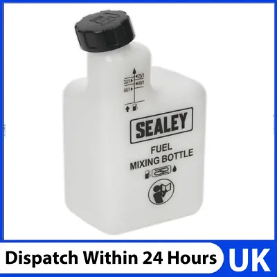 Sealey 2-Stroke Petrol/Fuel Mixing Bottle 1L 1 Litre Measuring Jug Fast Ship UK • £9.99