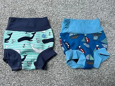 Splash About Happy Nappy Unisex Baby Whale Holiday Swimming Large 6-12 Months • £5