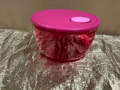 New Tupperware Medium Rock N Serve Microwaveable Container 2L Fiusha Color • $25