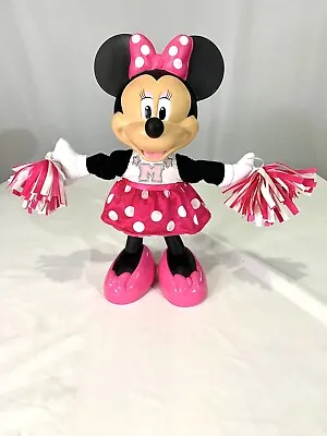 Minnie Mouse Animated Cheerleader 14 Inch. Has Been Tested And Works! • $15.96