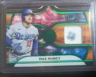  2022 Topps Tribute Max Muncy Stamp Of Approval Relics Green  /99 Los Angeles • $6