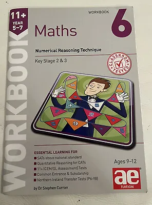 AE Tuition Maths Workbook 6 • £3.50