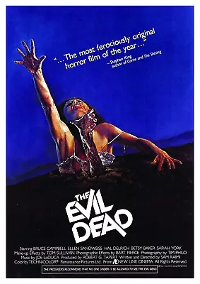 EVIL DEAD Movie Poster (1981) Horror • $22