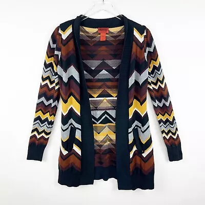 Missoni For Target Chevron Open Front Long Sleeve Cardigan Sweater Top Womens S • $19.99