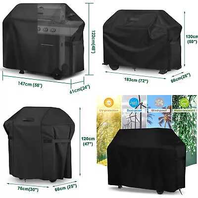 Outdoor Heavy Duty BBQ Cover Waterproof UV & Fade Resistant Gas Grill Protector • $15.92