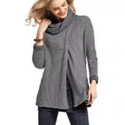 Cabi Striped Fergie Cowl Neck Sweater- Size L • $22