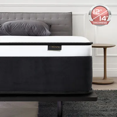 12  14  Gel Memory Foam Mattress Twin Full Queen King Hybrid Spring Bed In A Box • $267.39