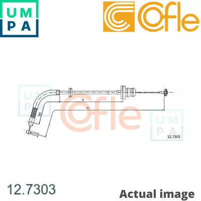 ACCELERATOR CABLE FOR LANCIA Y/PSILON DELTA/II/Mk DEDRA/SW YPSILON 1.2L 4cyl • £28.33