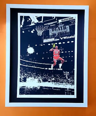 Death NYC LG Framed 16x20in Pop Art Original Certified / Michael Jordan Air % • $250