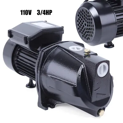 3/4HP Well Jet Pump Self-Priming Shallow Water Pump With Pressure Switch 110V • $125