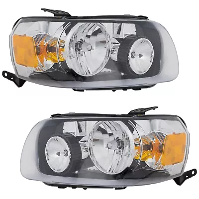 Headlight Set For 2005 2006 2007 Ford Escape Left And Right With Bulb 2Pc • $124.05