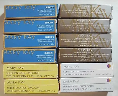 Mary Kay Lip Protector Sunscreen Sun Essentials Lip Color Etc... Exp'd Spf15 • $14.24