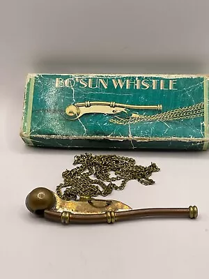 Vintage Bo'sun Whistle With Original Box • $15