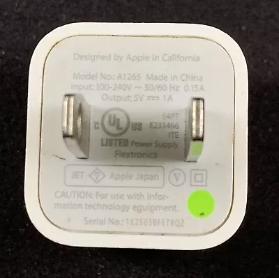 Genuine Apple IPhone IPod A1265 USB Power Adapter • $9.95