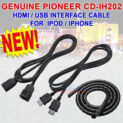 PIONEER CD-IH202 AppRADIO MODE HDMI USB INTERFACE CABLE FOR IPHONE IPOD CDIH202 • $12.22