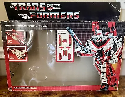 Original Vintage 1985 Transformers G1 Jetfire Box Only • $95