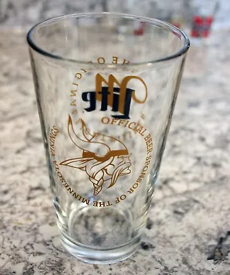 Minnesota Vikings ~ Lite Beer Drinking Glass ~ Unused ~ HTF • $14.99