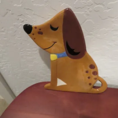 Fun Dachshund Dog Trivet Spoon Rest Ceramic Tray Plate NEW • $19.99
