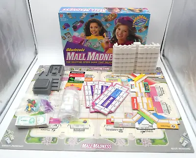 Electronic Mall Madness Milton Bradley Vintage 1996 Game Mostly Complete • $65.99