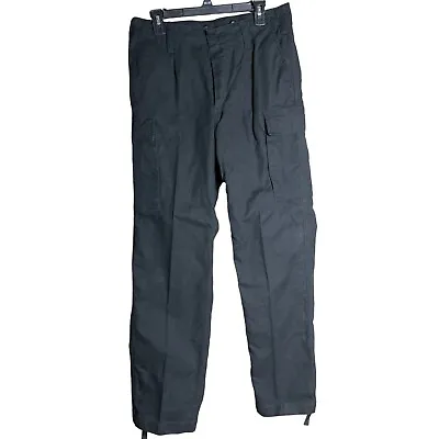 Commando Bundeswehr Pants Moleskin Field Tactical Black Cotton Cargo Mens 34/32 • $36