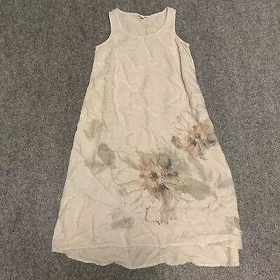 J. Jill Love Linen Women's Size XS Petite Sleeveless Shift Dress Floral Pockets • $23.88