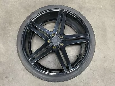 ⭐VERDE V39 PARALLAX GLOSS BLACK RIM WHEEL TIRE 20x9 RIM SIZE ASSEMBLY LOT2398 • $456