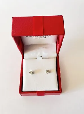 1/3 Cttw Diamond Stud Earrings White Gold Macy’s Fine Jewelry • $199