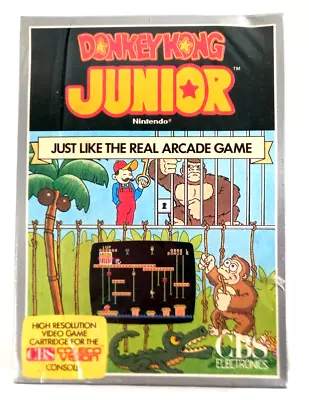 Coleco Vision Game Donkey Kong Junior Nintendo Factory Sealed New In Box • £79.99