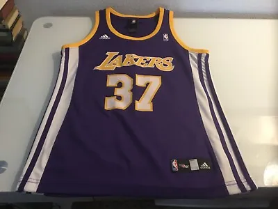 Los Angeles Lakers Ron Artest #37 Jersey Adidas NBA 4her Womens SM Purple  • $52